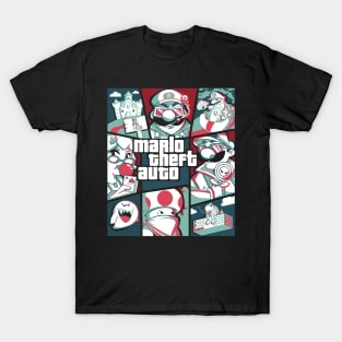 Mario Theft Auto T-Shirt